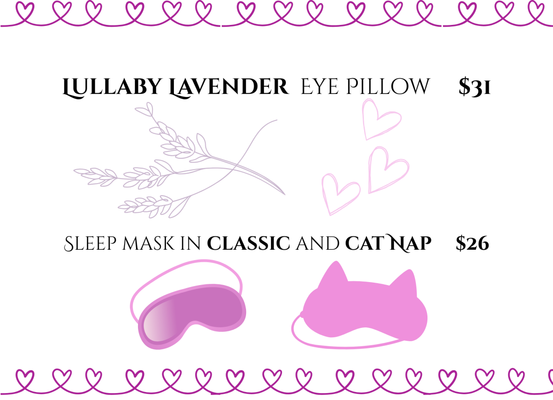 Eye Pillows and Sleep Masks